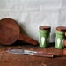 Vintage Dansk Designs IHQ Teak Wood Cutting Board Knife Quistgaard Denmark