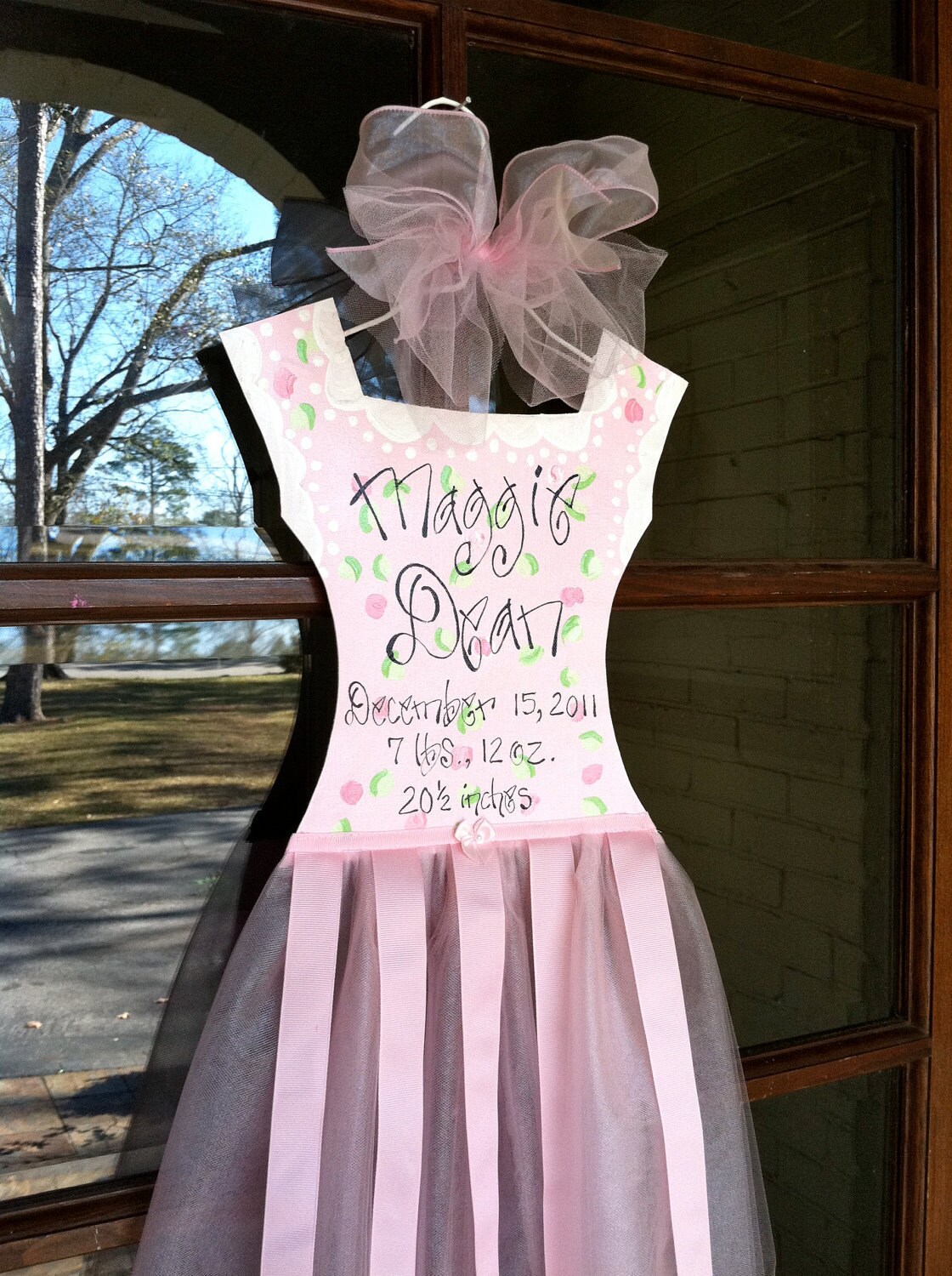 Baby Girl Birth Announcement