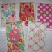 Burp Cloth SET OF 5 - You Choose the Fabric...FREE Embroidery