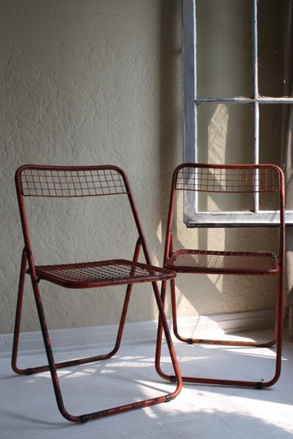 Items similar to Folding Chairs on Etsy