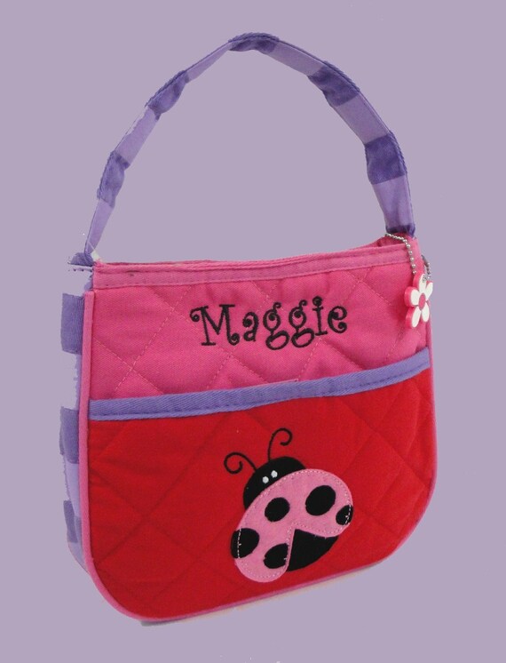 Stephen Joseph Quilted LADYBUG Purse Mongramming Included Stephen Joseph Quilted LADYBUG Purse Mongramming Included