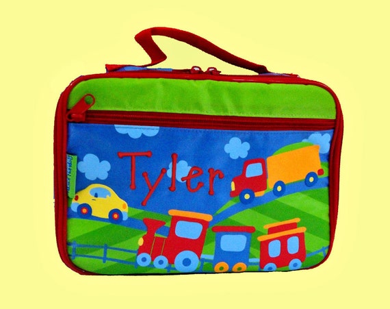 Personalized Stephen Joseph TRANSPORTATION Lunchbox