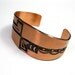 Vintage, 1970s, Native American, Southwestern, Copper, Cuff, Bracelet