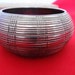Super chunky vintage silver bangle bracelet-1.75" wide