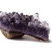 Druzy Amethyst Cluster, Rough Amethyst Gemstone Rock, Metaphysical Crystal for Reiki Healing, New Age Spiritual Supplies (AM19)