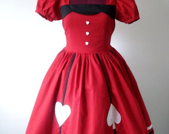Alice In the Red Lolita Dolly Dress