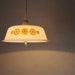 Glasbake Bowl Pendant Light - Upcycled Vintage Casserole Dish Hanging Pendant Lighting Fixture - One Of A Kind BootsNGus Light