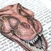 T-Rex Altered Art Piece