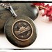 027 Hand Painted Japanese 10 Yen Byodan Temple Coin Pendant no Chain