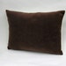 Pig Meat Chart Decorative Pillow (Ivory/ Chocolate Brown)