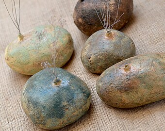SALE. Ceramic Vases. Beach Stone. Zen Stone Bud Vase. Nature Inspired Vase. Hand Built Ceramics. Zen Ceramics.