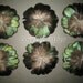 10 Pieces green lady amherst feather pin brooches