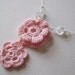 SALE - Pink pendant, white quartz bead