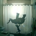 Elephant Man SHOWER CURTAIN Weight Lifting Body Builder Building Strength funny humor comedy