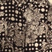 80s short sleeve shirt polka dot paisley rayon Large eighties 42 44