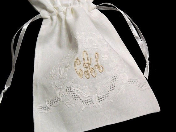 ... Gift Bag, Jewelry Bag, Personalized Favor Bag , Bridesmaid Gift Bag