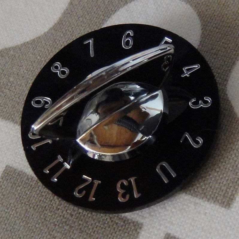 Vintage Analog TV knob pin