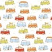 Heather Ross, Munki Munki, VW VANS, 1 Sampler, approx. 8 X 10 inches