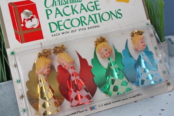 vintage christmas package decorations angels vintage christmas package decorations angels
