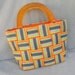 Handbag M G Bertini Multicolored Woven Made in Itaty