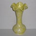 Vintage Yellow Shawnee Cameo Design Vase