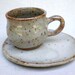 White Shino Cup and Saucer