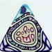 Polymer Clay Cane, Triangle, Arabesque Design