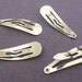 Lot of 100 Snap Hair Clips 30mm Girls Hair Bows