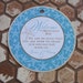 Starfish 4 inch Round Welcome tags for Destination and Wedding gifts Customizable