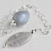 Grey Agate and Chalcedony Pendulum