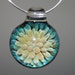 Glass Pendant Handblown Lampwork Boro Implosion Pendant
