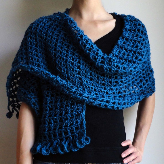 Lover's Knot Wrap PDF Crochet Pattern Instant Download