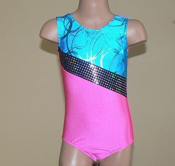 Gymnastic Leotard Size from toddler 3T to Girls 14 by SENDesigne