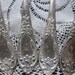 Set of 4 Large Silver Plate Serving Spoons - Matching Pattern