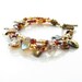 leaf bracelet, beaded bracelet, autumn jewelry, fall bracelet