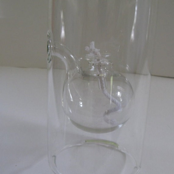 Wolfard Handblown Glass Oil Lamp
