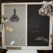 FRENCH CHANDELIER - Vintage Window Bulletin and Chalk Board - Piper Home - RUPiper Designs Exclusive and Original Design and Design Concept