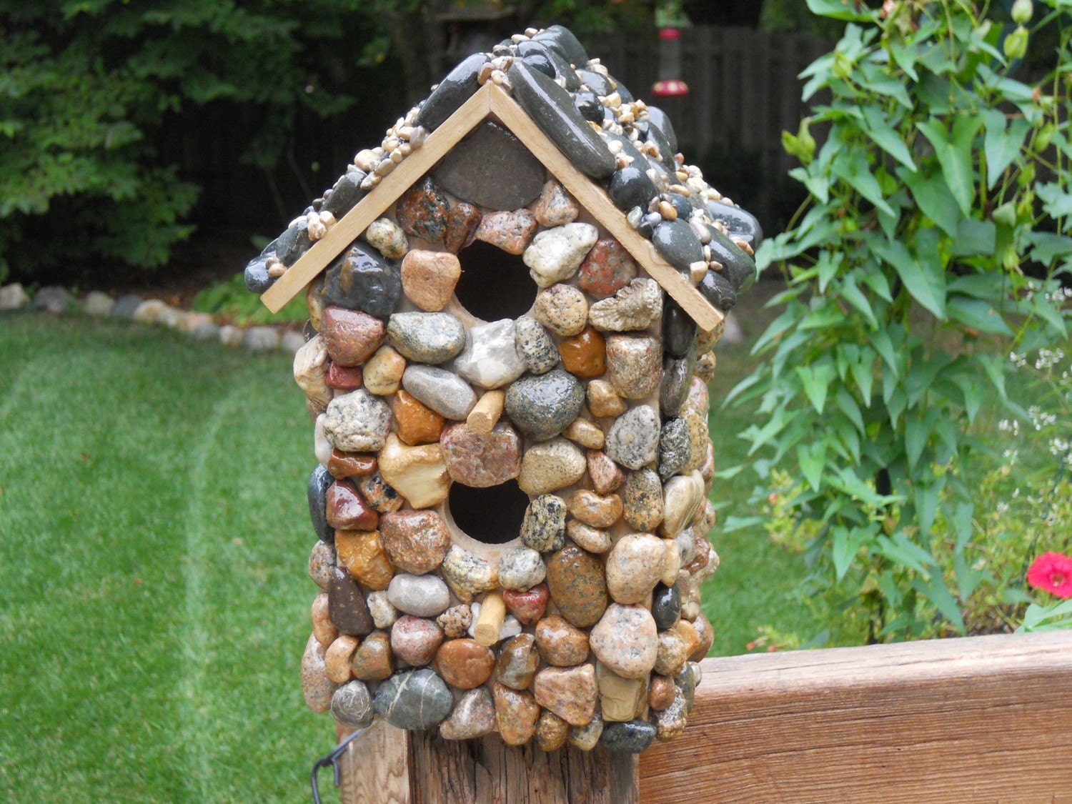 Stone Bird House