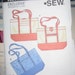 Kwik Sew tote bag purse pattern