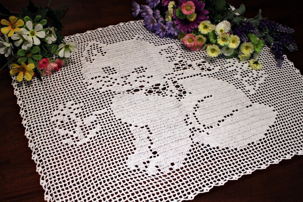 Cat Doily Crochet Pattern | cute crochet kitty cat doily Cat Doily Crochet Pattern | cute crochet kitty cat doily
