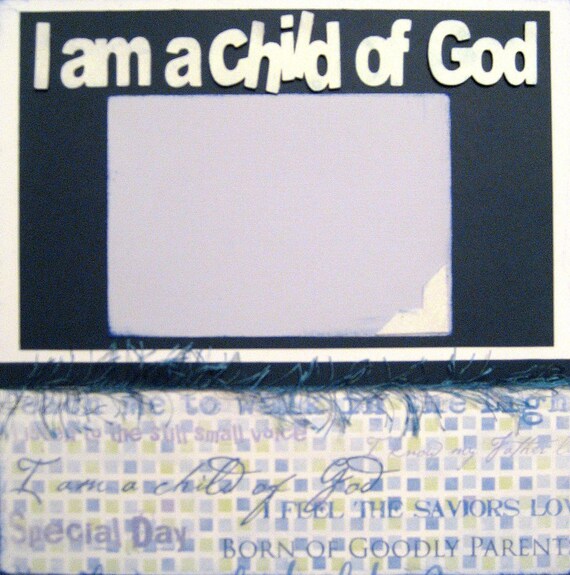 Scrapbooking Pages Child God Religious 12x12 by upinthenight