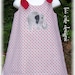 Houndstooth Dress with Elephant Size 3T