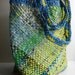 Plarn Tote - Yellow Green Blue - Lined