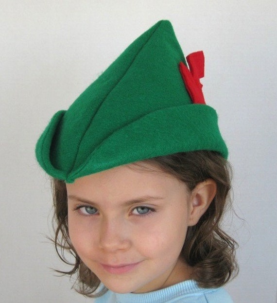Robin Hood or Peter Pan Felt Hat 