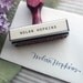 personalized stationery stamp - custom calligraphy - name stamp