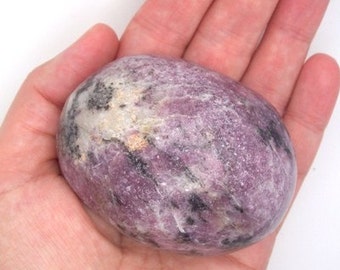 Power Stone Lepidolite, XL Lepidolite Stone, Crystal Healing, Fegn Shui, Stones, Chakra Stones,