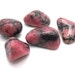 Rhodonite Tumbled Stones Four Small Stones