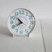 Vintage Aqua and White Alarm Clock