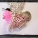 Custom Hand Stamped Personalized Pink Princess Charmer