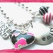 Best Friend Necklace - Hand Stamped Personalized BFF Charm Necklace